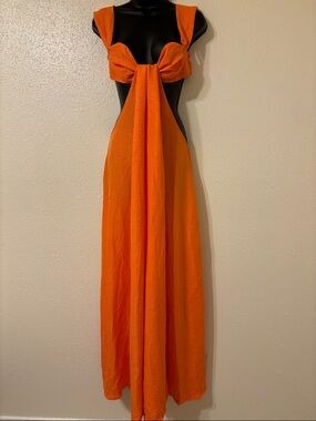 Orange woman’s jumpsuit size s